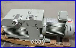 Leybold D65BCS Trivac Vacuum Pump with PFPE Oil & 3 Phase US Motors 3 HP