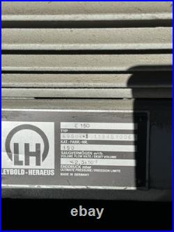 Leybold E150 Mechanical Pump + Leybold Blower WSU501