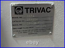 Leybold Heraeus Trivac Vacuum Pump S60A GE Motor 5K184FX3631A