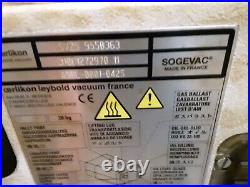 Leybold Sogevac SV25 vacuum pump