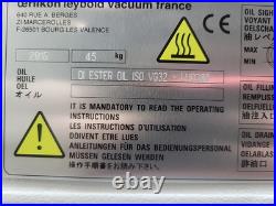 Leybold Sogevac SV40BI Single Phase Rotary Vane Vacuum Pump 100-240 Vac 1.5kW