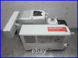 Leybold Sogevac SV40BI Single Phase Rotary Vane Vacuum Pump 100-240 Vac 1.5kW