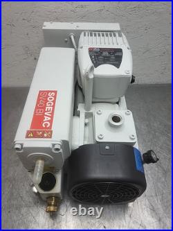 Leybold Sogevac SV40BI Single Phase Rotary Vane Vacuum Pump 100-240 Vac 1.5kW