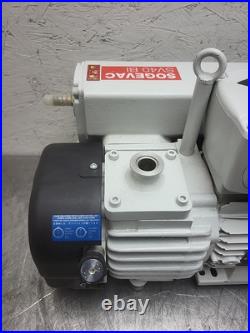 Leybold Sogevac SV40BI Single Phase Rotary Vane Vacuum Pump 100-240 Vac 1.5kW