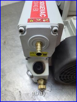 Leybold Sogevac SV40BI Single Phase Rotary Vane Vacuum Pump 100-240 Vac 1.5kW