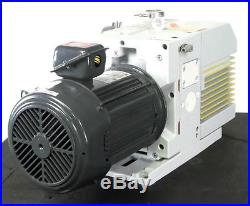 Leybold TRIVAC D40BCS Rotary Vane Vacuum Pump US Motors G78597 3HP 1750 RPM AC