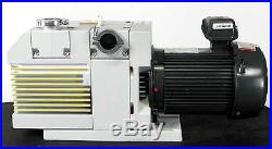 Leybold TRIVAC D40BCS Rotary Vane Vacuum Pump US Motors G78597 3HP 1750 RPM AC