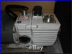 Leybold Trivac Rotary Vacuum Pump D8A with Marathon Electric Motor 3/4HP, 1725RPM