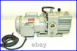 Leybold Trivac Vacuum Pump Model D2A 1/3 hp Baldor motor 120V