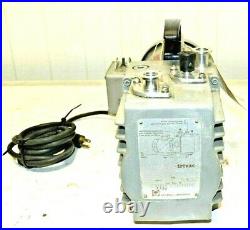 Leybold Trivac Vacuum Pump Model D2A 1/3 hp Baldor motor 120V
