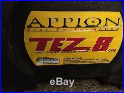 Lightly Used Appion TEZ 8 CFM 2 Stage Vacuum Pump