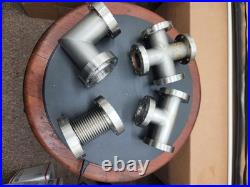 Lot of 4 Conflat CF 2.75 @ 3.38 Fittings UHV Components