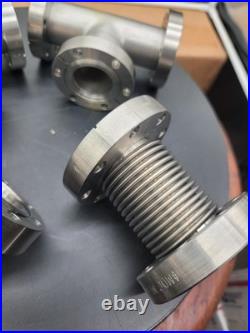 Lot of 4 Conflat CF 2.75 @ 3.38 Fittings UHV Components