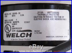 Lot of (6) Welch/Gardner Denver 2581B-50 Dry Vacuum Pump 3.5 CFM
