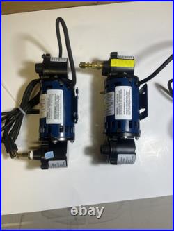 Lot x2 Cole-parmer 420-2901-00FK Air Cadet Dual Head Air/vacuum Pump