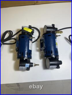 Lot x2 Cole-parmer 420-2901-00FK Air Cadet Dual Head Air/vacuum Pump