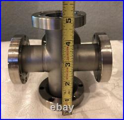 MDC 5-Way High Vacuum Fitting CF 2 3/4 Flanges 5 length MDC