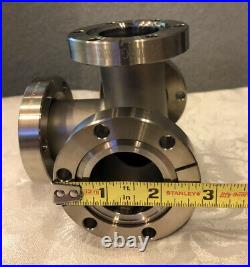 MDC 5-Way High Vacuum Fitting CF 2 3/4 Flanges 5 length MDC