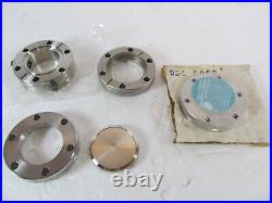 MDC Conflat 2.75 & 3.38 6-WAY CROSS, 3 Rotatable Flanges & 3.38 to 2.75 3way