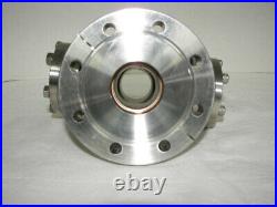 MDC High Vacuum Research Chamber 4-Way Stainless 2.75 Flange 41/2 Reducer