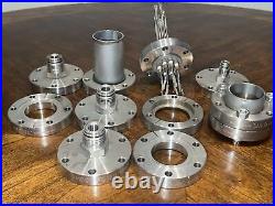 MDC Stainless UHV High Vacuum CF Conflat Flange 2.75 Viewport Blank DN40 Lot 11