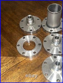 MDC Stainless UHV High Vacuum CF Conflat Flange 2.75 Viewport Blank DN40 Lot 11