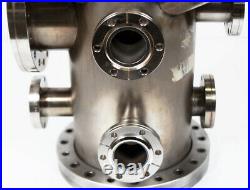 MDC UHV Vacuum Manifold Chamber CF Conflat Flange 8 6 4.5 2.75 DN160