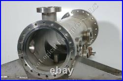 MDC Varian SS High Vacuum 8-Port Conflat Flange T Vacuum Chamber with Frame 8