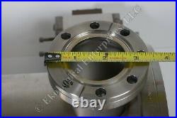 MDC Varian SS High Vacuum 8-Port Conflat Flange T Vacuum Chamber with Frame 8