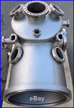 MDC Varian Stainless Steel High Vacuum Chamber ISO400 Elbow / Multi-CF Manifold
