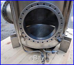 MDC Varian Water Jacketed CF Stainless High Vacuum Chamber with Heating Elements