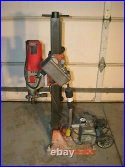 MILWAUKEE Core Drill 4096 Dymodrill 2 Speed Drilling Rig with Vacuum pump
