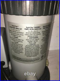 MINT Intex 2500 GPH Krystal Clear Filter Pump Model 633T