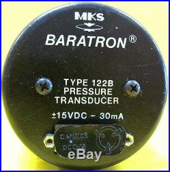 MKS Instruments 122BA-00100EB-S Baratron Pressure Transducer Used Tested Working