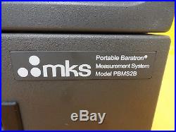 MKS Instruments PBMS2B. 111BU2 Portable Baratron Measurement System Used Working