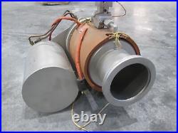 MKS, Pneumatic Angle Vacuum Pump Assy with Valve and Watlow Heater Jacket, Used