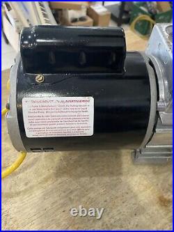 Marathon Electric 10215-133 Vacuum Pump 1/2hp 1725rpm 7.5fla