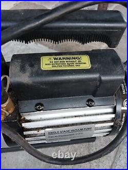 Mastercool 90066-B-SF 6 CFM Single Stage Vacuum Pump 80 Microns 1/3HP