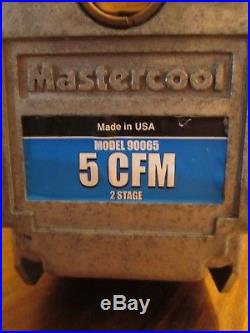 Mastercool Vacuum Pump 2-Stage 5 CFM 90065 MADE IN USA