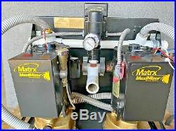 Matrx MaxiMizer MAX 2000-2P Dual Wet-Ring Dental Suction Vacuum Pump, 4-HP, 230v