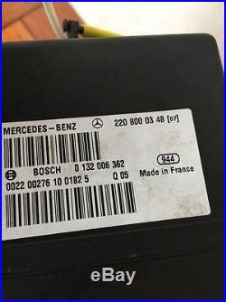 Mercedes W220 S500 S430 CL 00-06 Lock Unlock Vacuum Pump 2208000348
