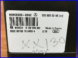 Mercedes W220 W215 S500 Central Door Locking Vacuum Pump Oem (00 06) 2208000348