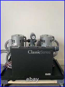 Midmark CV6R Dental Vacuum Pump System 2x1.25hp Wet Ring Pumps Low Hours Clean