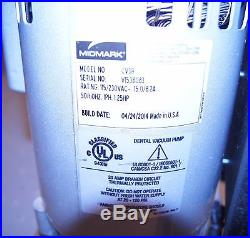 Midmark Classic Series CV3R 1.25HP Wet-Ring Dental Suction Pump Vacuum Low Use