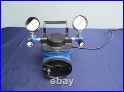 Millipore WP6111560 Vacuum Pressure Air Pump working, damaged gauge