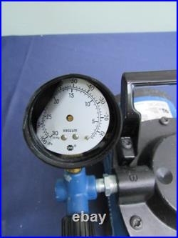 Millipore WP6111560 Vacuum Pressure Air Pump working, damaged gauge