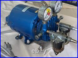 Millipore XX6000000 Rotary Vane Portable Vacuum Pump With GE AC Motor