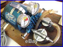 Millipore XX6000000 Rotary Vane Portable Vacuum Pump with Doerr Motor Works