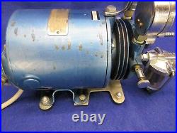 Millipore XX6000000 rotary vane Vacuum Pump made by Gast with 1/6 hp GE motor