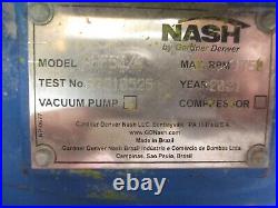 Nash Ahf50/4 Vacuum Pump 2, #10241034j Used